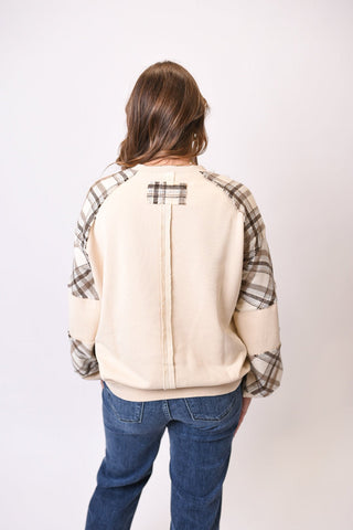 A Hint Of Plaid Pullover - Shop Rust & Ruffles