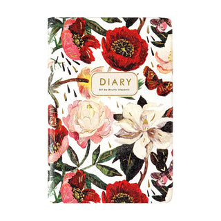 A7 Vegan Leather Pocket Planner - Peonies - Shop Rust & Ruffles