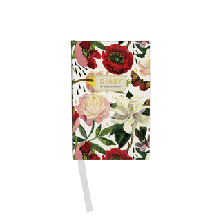 A7 Vegan Leather Pocket Planner - Peonies - Shop Rust & Ruffles