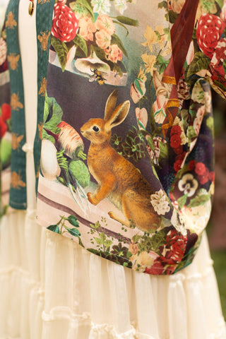 Market Of Stars Stay Gold Cropped Kimono