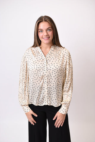 Adore You Blouse in Champagne - Shop Rust & Ruffles