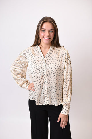 Adore You Blouse in Champagne - Shop Rust & Ruffles