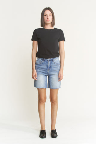 Cumberland Cutoff Bermuda Shorts by Mica
