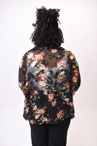 After Hours Floral Blouse - Shop Rust & Ruffles