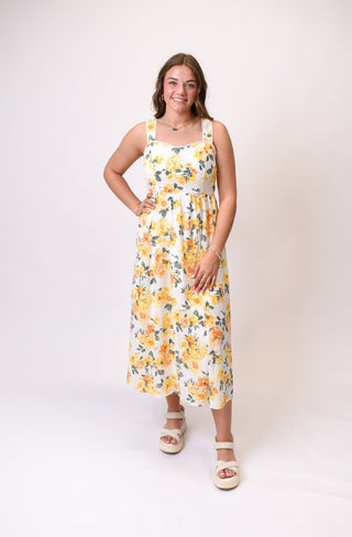 Afternoon Bloom Midi Dress - Shop Rust & Ruffles