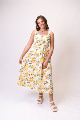 Afternoon Bloom Midi Dress - Shop Rust & Ruffles