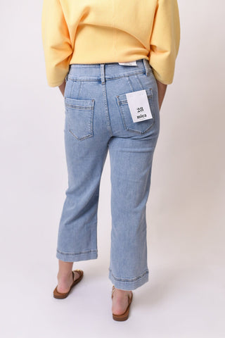 All Day Wide Leg Crop Mica Jeans - Shop Rust & Ruffles