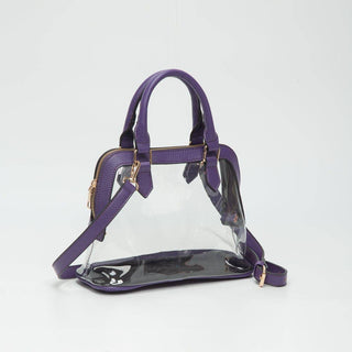 Analise Clear Satchel/Crossbody Bag: Black - Shop Rust & Ruffles
