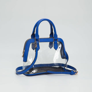 Analise Clear Satchel/Crossbody Bag: Black - Shop Rust & Ruffles