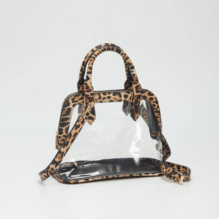 Analise Clear Satchel/Crossbody Bag: Black - Shop Rust & Ruffles
