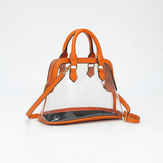 Analise Clear Satchel/Crossbody Bag: Black - Shop Rust & Ruffles