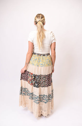 Aria Tiered Boho Maxi Skirt - Shop Rust & Ruffles