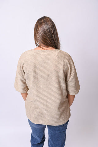 Autumn Haze Top in Mocha - Shop Rust & Ruffles