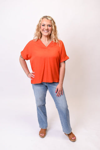 Back Story Blouse in Red - Shop Rust & Ruffles