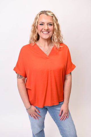 Back Story Blouse in Red - Shop Rust & Ruffles