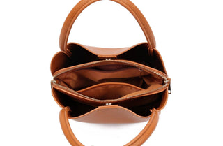 Clara 3 Compartment Satchel/Crossbody Bag: Royal Blue