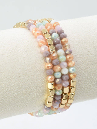 Beaded Bracelet Stack - Sunset - Shop Rust & Ruffles