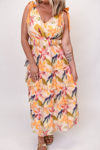 Bloom Theory Midi Dress - Shop Rust & Ruffles