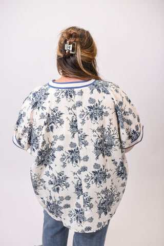 Blooming at Night Blouse in Curvy - Shop Rust & Ruffles