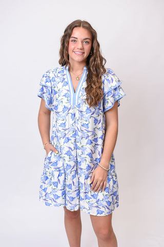 Bluebell Garden Mini Dress - Shop Rust & Ruffles