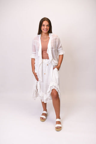 Bohemian Sunset Midi Skirt - Shop Rust & Ruffles