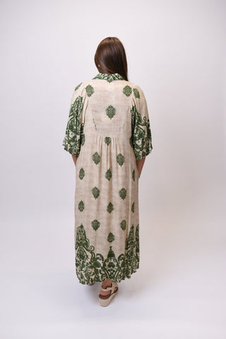 Boho Border Midi Dress - Shop Rust & Ruffles