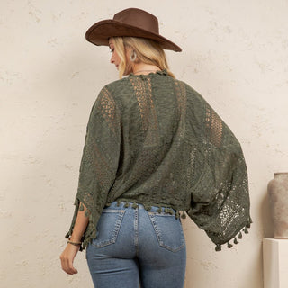 Boho Wander Kimono Basil - Shop Rust & Ruffles