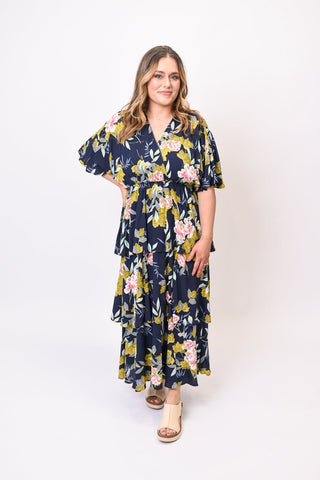 Bouquet of Love Midi Dress - Shop Rust & Ruffles