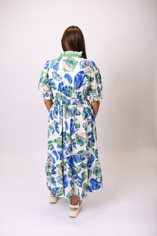Bright Tropics Floral Midi Dress - Shop Rust & Ruffles