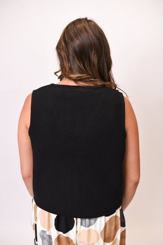 Brunch Club Vest in Black - Shop Rust & Ruffles