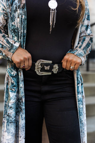 Butterfly Rhinestone Belt - Shop Rust & Ruffles