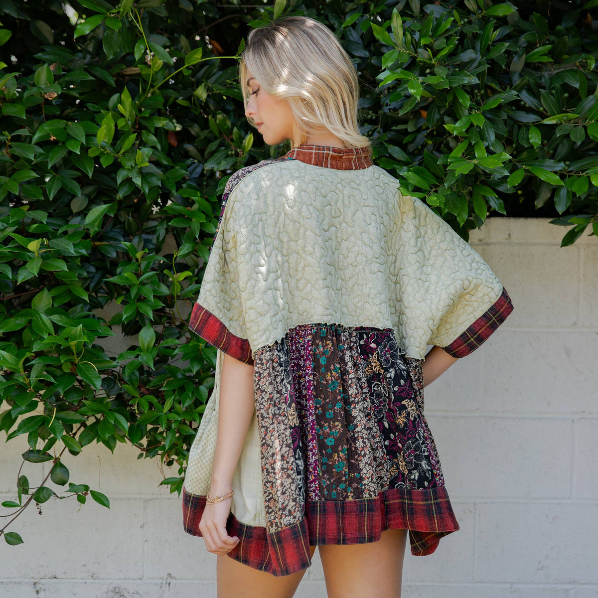 Canyon Breeze Kimono in Moss