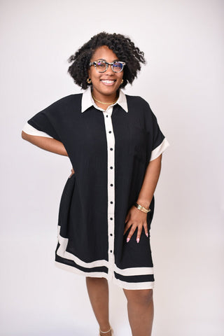 Cabana Stripe Button Front Dress - Shop Rust & Ruffles