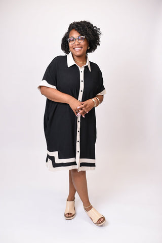 Cabana Stripe Button Front Dress - Shop Rust & Ruffles