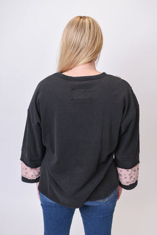 Cabin Comfort Long Sleeve Top in Ash - Shop Rust & Ruffles