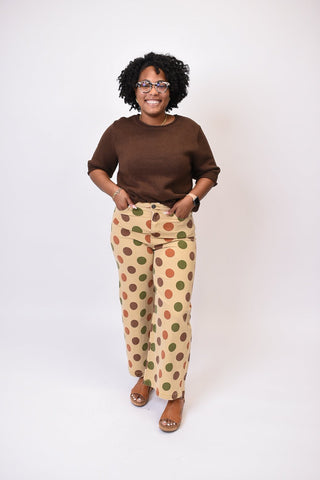 Candy Dot Wide Leg Pants - Shop Rust & Ruffles