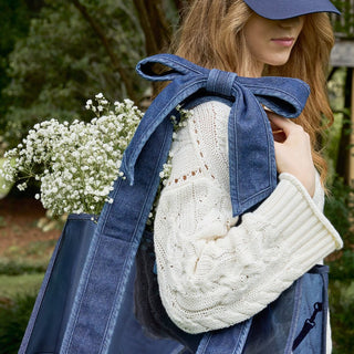 Case-Mate Denim Bow Jelly Tote Bag - Shop Rust & Ruffles