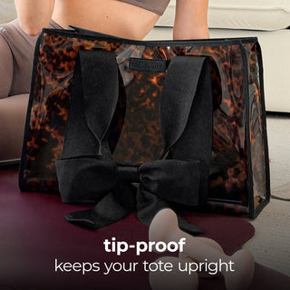 Case-Mate Tortoiseshell Bow Jelly Tote Bag - Shop Rust & Ruffles
