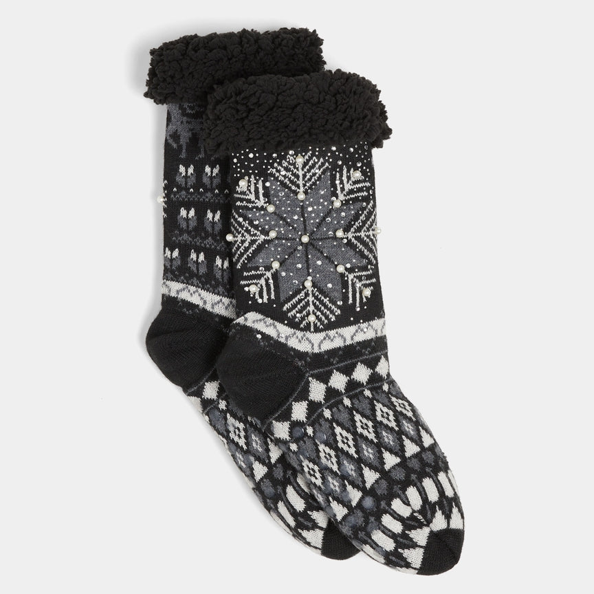 Holiday Sherpa Socks