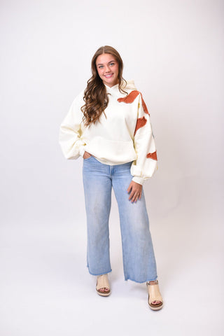 Celestial Sky Patchwork Hoodie - Shop Rust & Ruffles