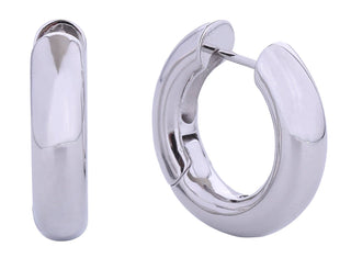 Chunky Huggie Hoop Earrings: Gold - Shop Rust & Ruffles