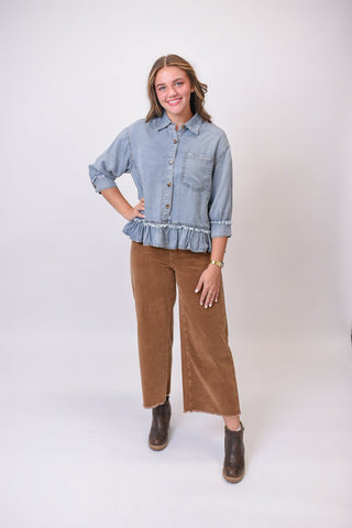 Cinnamon Sugar Studded Pants - Shop Rust & Ruffles