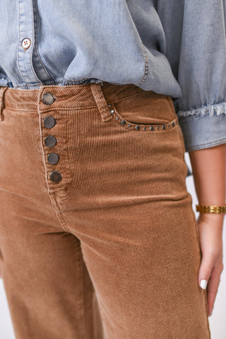 Cinnamon Sugar Studded Pants - Shop Rust & Ruffles