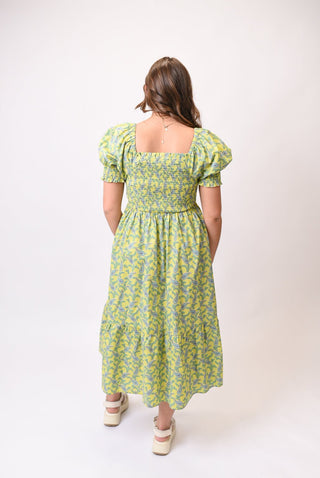 Citrus Crush Midi Dress - Shop Rust & Ruffles