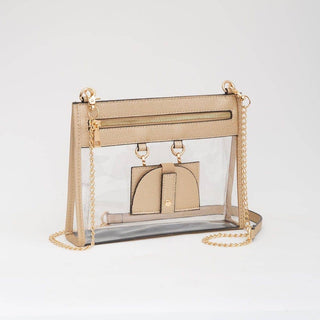 Clear Crossbody Bag With Sunglasses White - Shop Rust & Ruffles
