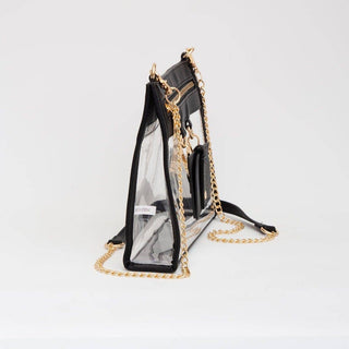 Clear Crossbody Bag With Sunglasses White - Shop Rust & Ruffles