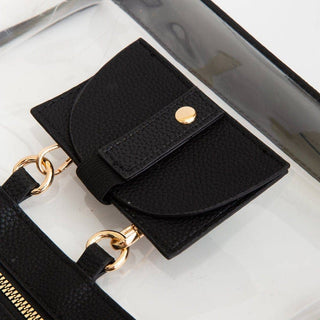 Clear Crossbody Bag With Sunglasses White - Shop Rust & Ruffles