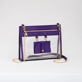 Clear Gameday Crossbody Bag Orange - Shop Rust & Ruffles