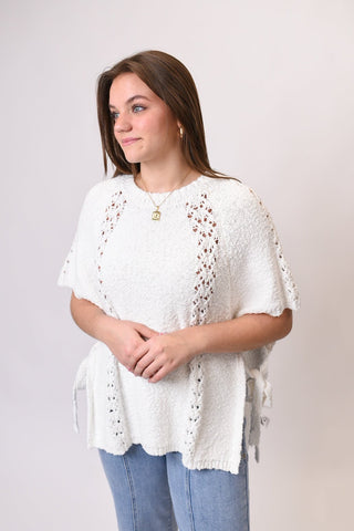 Cloud Whisper Poncho Top - Shop Rust & Ruffles