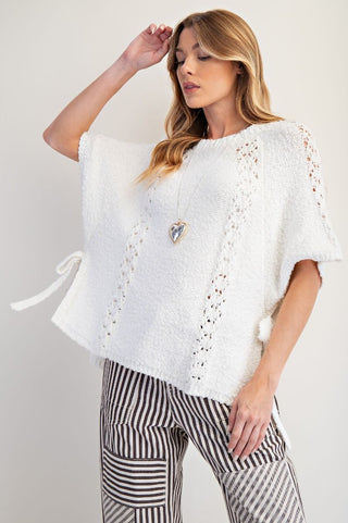 Cloud Whisper Poncho Top - Shop Rust & Ruffles